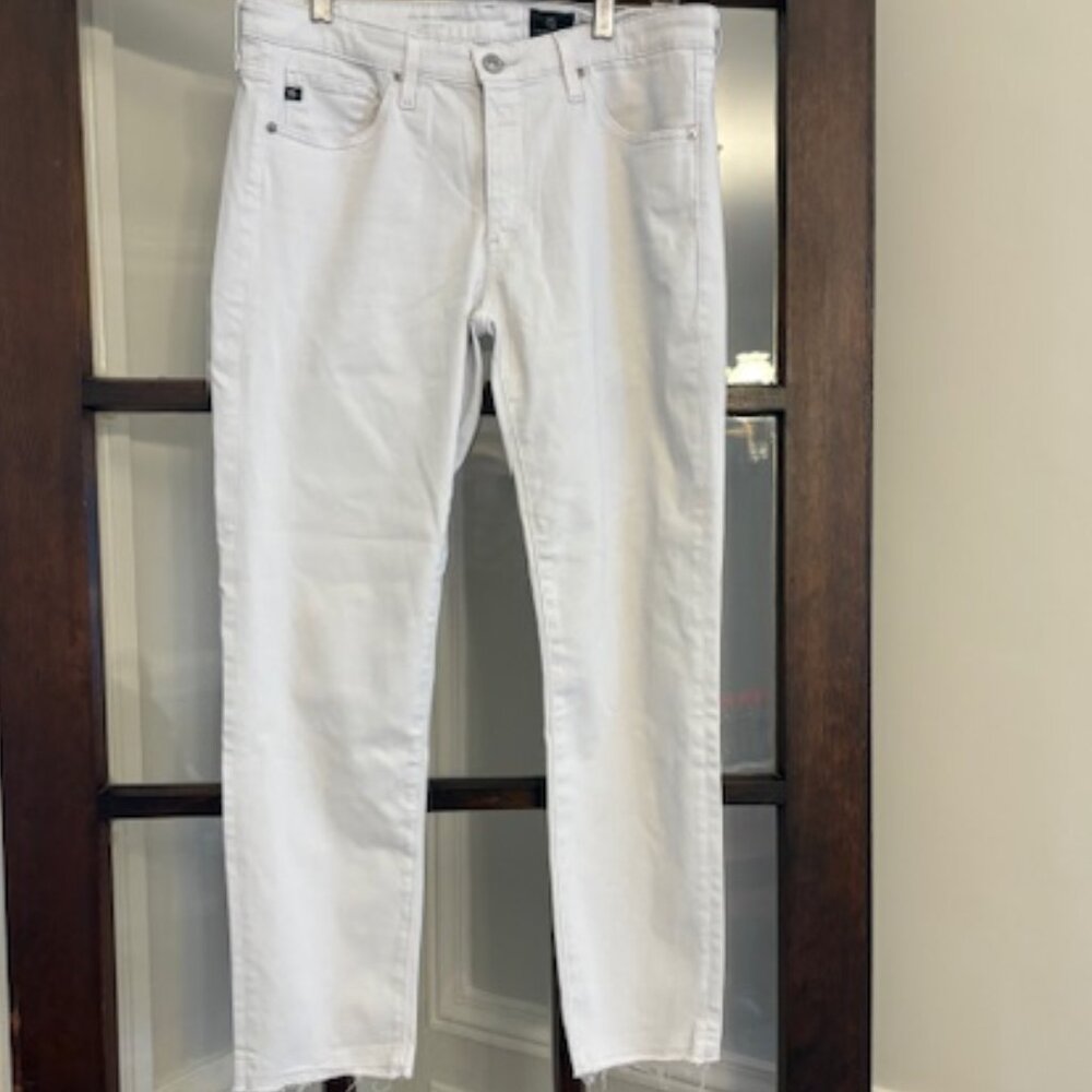 AG Adriano Goldschmied The Prima Crop Gray Jeans, Size 29